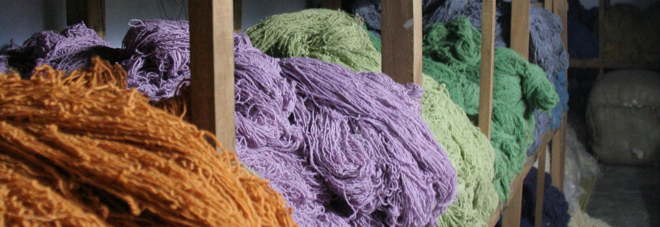 Colourful yarns