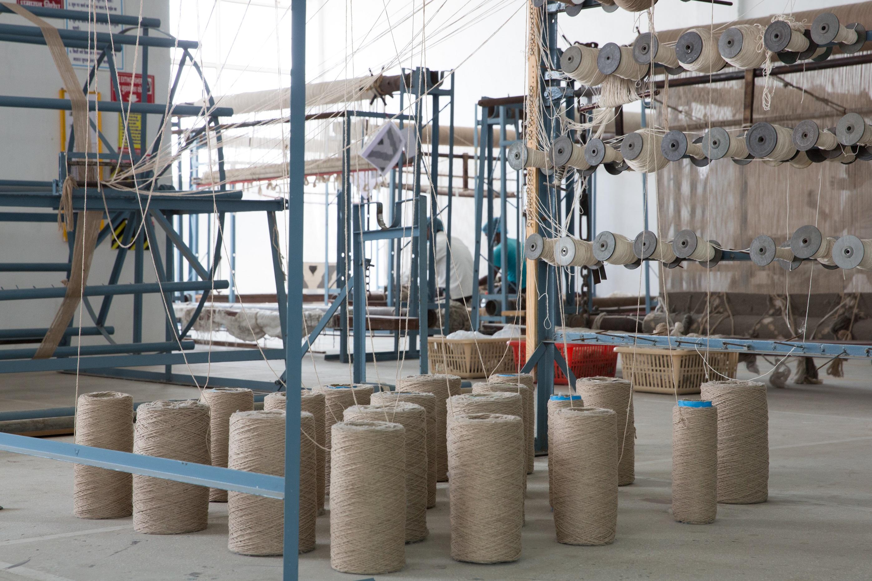 Spools of thread © Theodore Kaye for Fair Trade USA