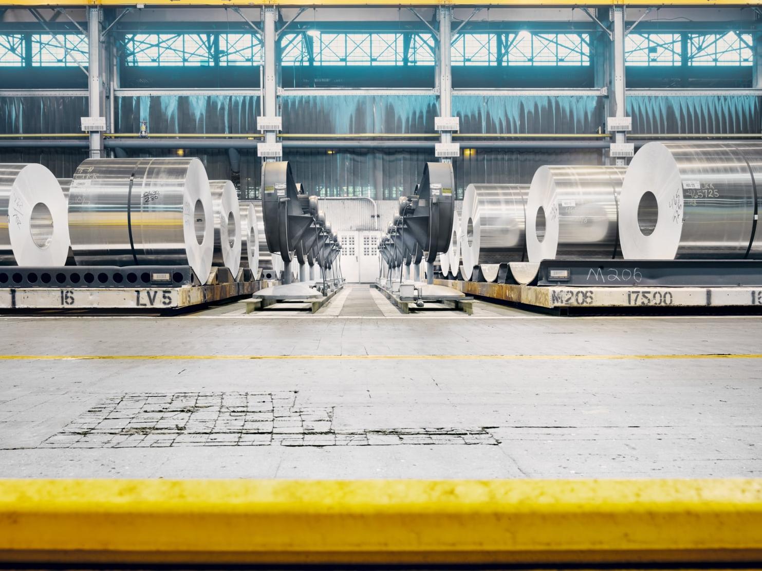 Rolls of aluminium foil © Arconic for Aluminium Stewardship Initiative