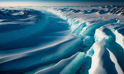 Ice scenery